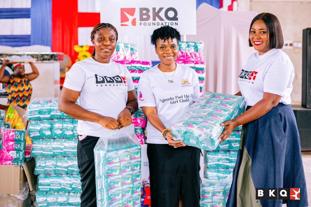 BKQ Foundation Empowers Young Women with Sanitary Pad Donation