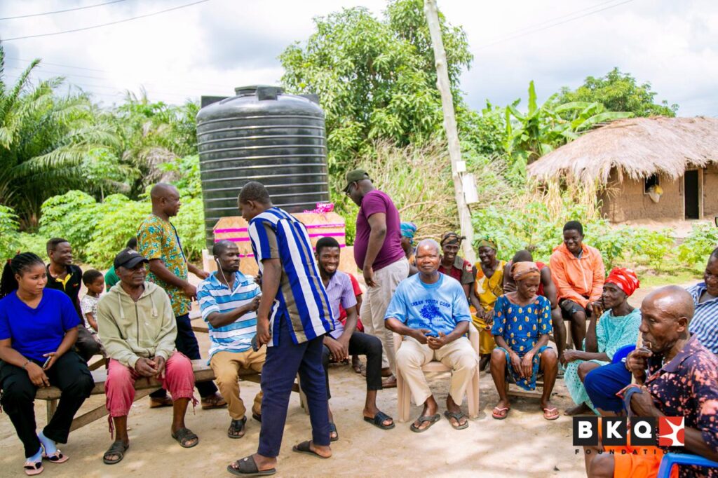 BKQ Foundation commissions new mechanized borehole at  Mafi-Amaglokope.